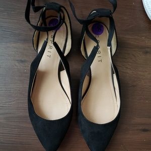 Espirit Black Strappy Slide